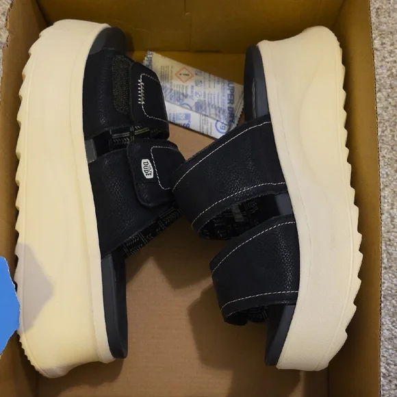 The Dude Delray Slide Classic Black Sandals - Picture 4 of 6